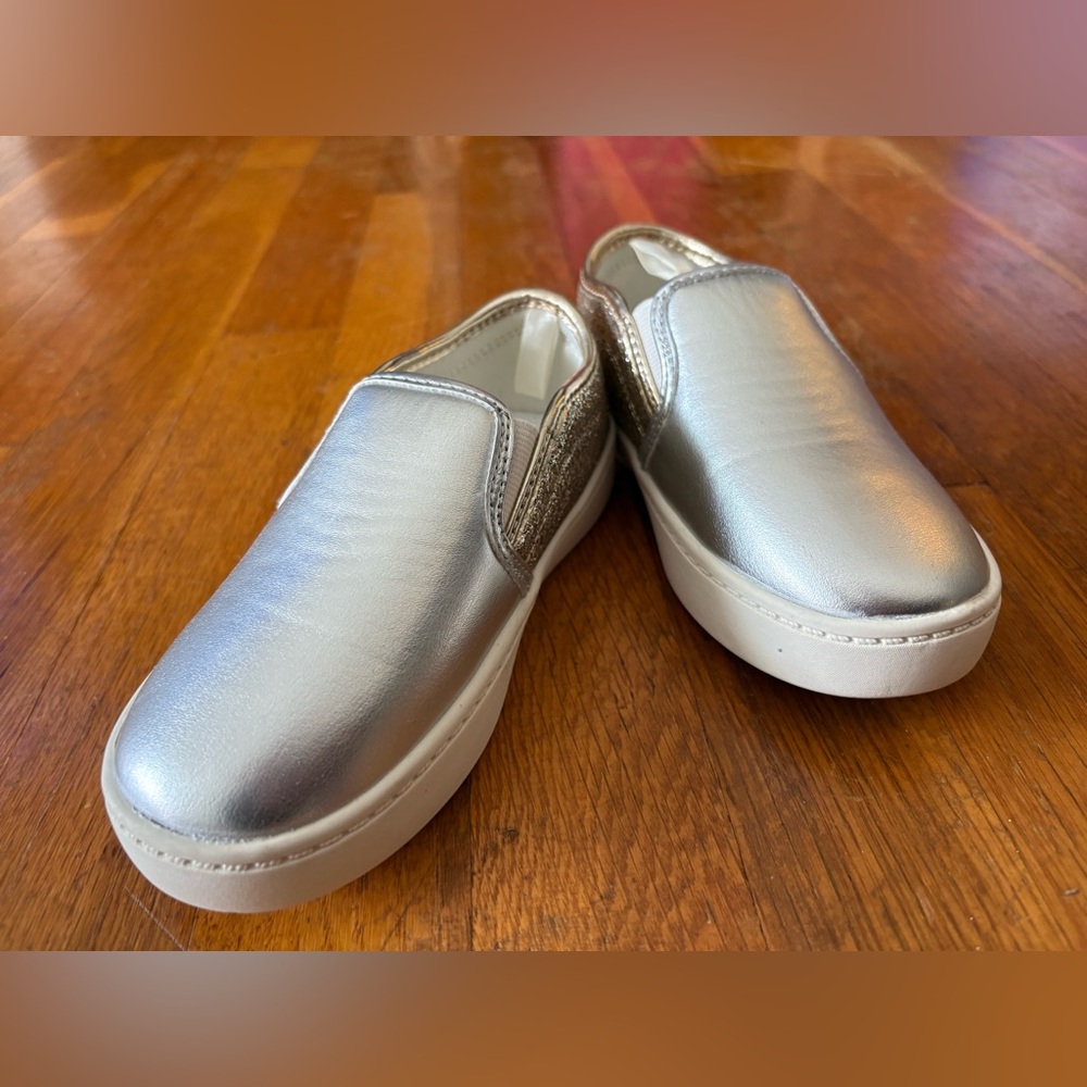 Carter's Metallic Silver Kids Sneakers